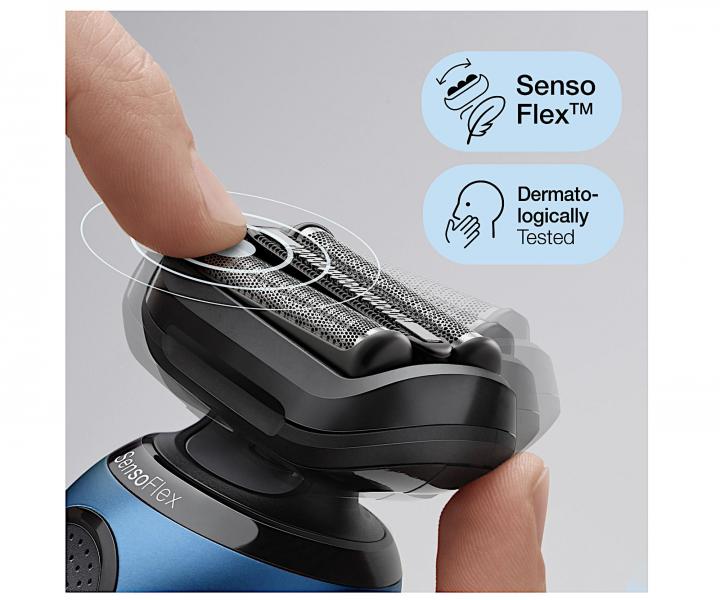 Plan�etov� holiaci stroj�ek Braun Series 6 61-B1000s - modr�