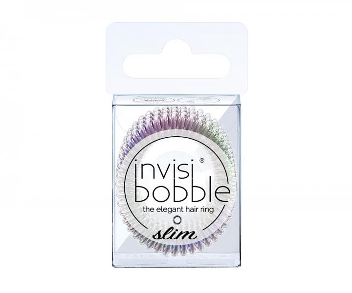 Tenk� �pir�lov� gumi�ka do vlasov Invisibobble Slim Vanity Fairy - d�hov�, 3 ks