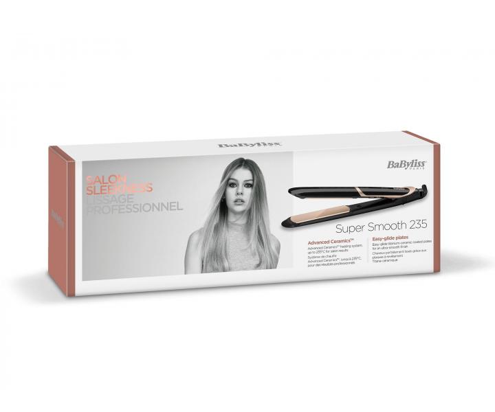 ehlika na vlasy BaByliss Super Smooth ST393E - ierno-zlat