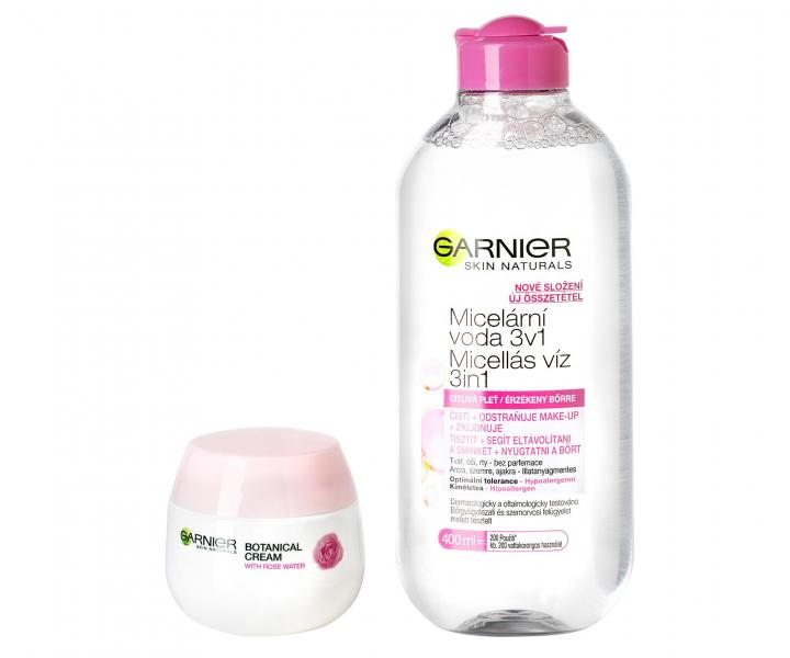 Darekov sada pre citliv a such ple Garnier Rose Skin Naturals