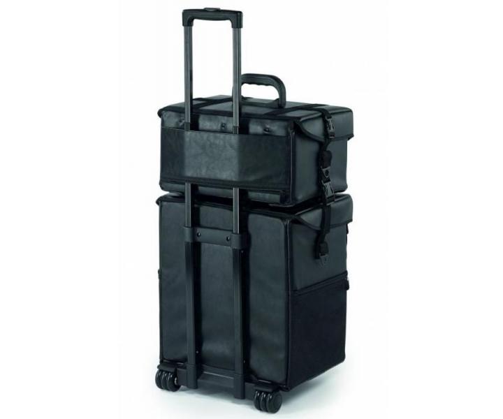 Kozmetick� kufr/voz�k 2v1 Sibel Make-up Trolley - �ierny