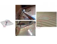 Nhradn podstavec ku kadernickemu kreslu Detail - tvorcov - II. akos - odreniny