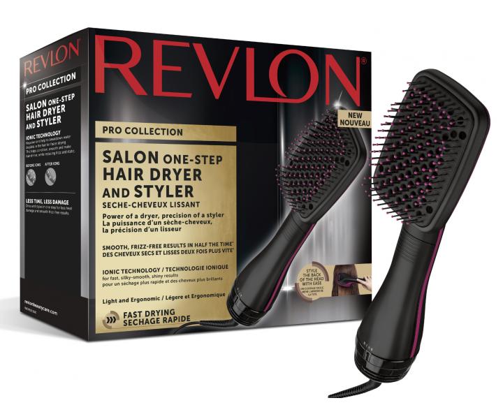 Teplovzdun ploch kefa na vlasy Revlon RVDR5212E