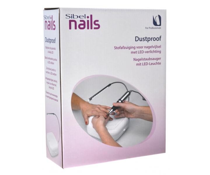 Odsvaka prachu s LED osvetlenm Sibel dustproof - biela