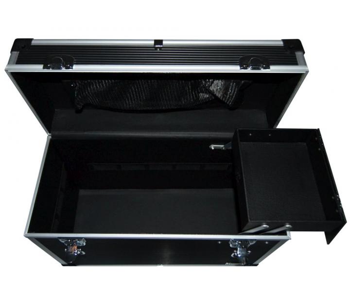 Kaderncky/kozmetick kufrk Hairway - ierno-strieborn