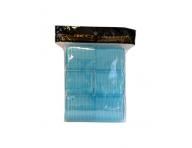 Natky na vlasy Duko Velcro pr.50 mm, 6 ks - samodriace, modr