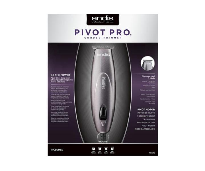 Strihac strojek na vlasy Andis Pivot Pro - 23645 - rozbalen, pouit
