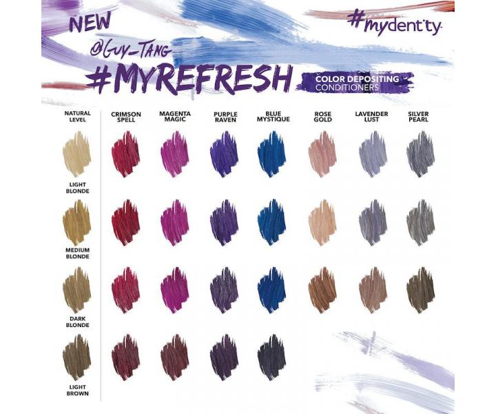 Kondicionr na oivenie farby vlasov #mydentity MyRefresh Magenta Magic - 177,4 ml, purpurov