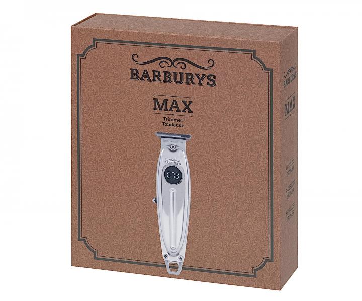 Profesionlny kontrovac strojek na vlasy Sibel Barburys Max - strieborn