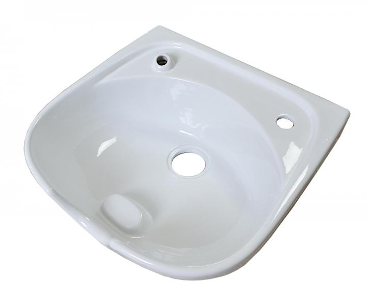 Barber umvadlo Bellazi - keramick, hranat biele