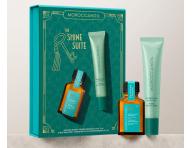 Dar�ekov� sada olejovej starostlivosti a balzamu na pery Moroccanoil The Shine Suite Moroccan Mint Tea Lip Balm Gift Set
