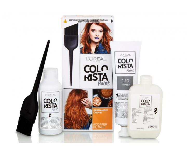 Permanentn farba Loral Colorista Paint 7.40 Copper Blonde - meden