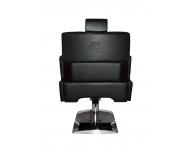 Kadern�cke Barber kreslo Detail Larry - �ierna - II. akos� - dierka v ko�enke, kriv� opierka chrbta