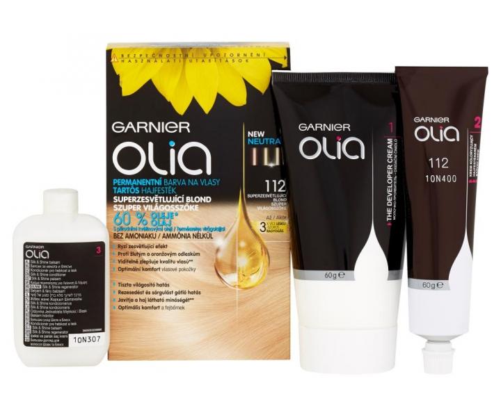 Zosvetujci olejov farba Garnier Olia 112 superzosvetujci blond