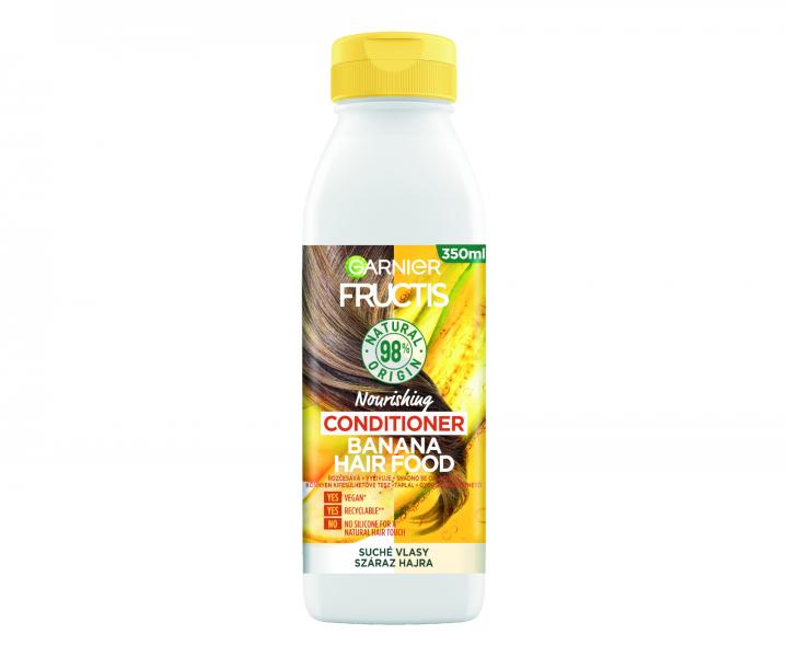 Vyivujci kondicionr pre such vlasy Garnier Fructis Banana Hair Food - 350 ml