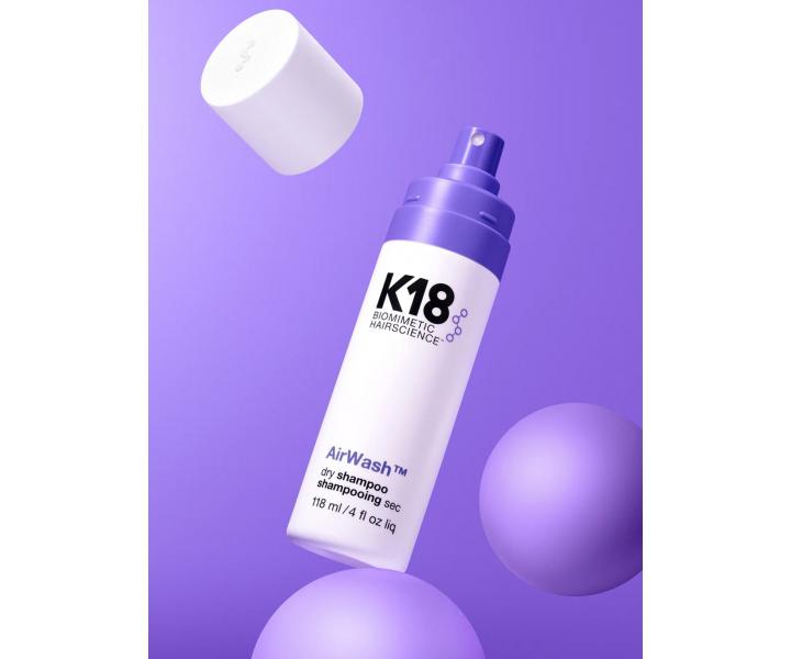 Such ampn bez aeroslu K18 AirWash Dry Shampoo - 118 ml