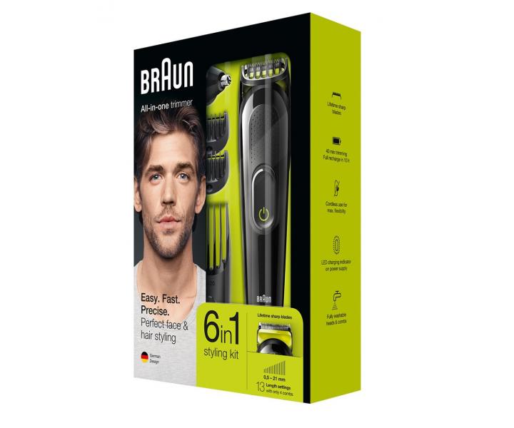 Multifunk�n� zastrih�va� Braun MGK3021- �ierny