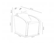 Kaderncky umvac box Elegantia Sibel - krokodlej vzor ierny