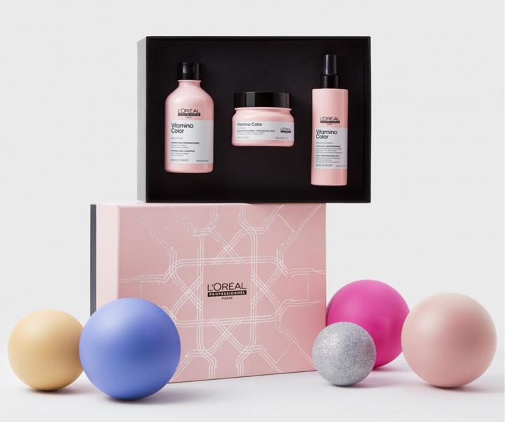 Darekov sada pre iariv farbu vlasov Loral Vitamino Color - ampn + maska + sprej