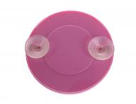 Kozmetick� zv��ovacie zrkadlo s pr�savkami Sibel, ru�ov� (bonus)