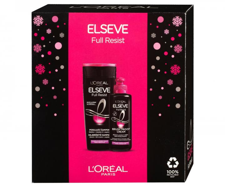 Sada pre slab� vlasy Lor�al Paris Elseve Full Resist - �amp�n 250 ml + bezoplachov� kr�m 200 ml