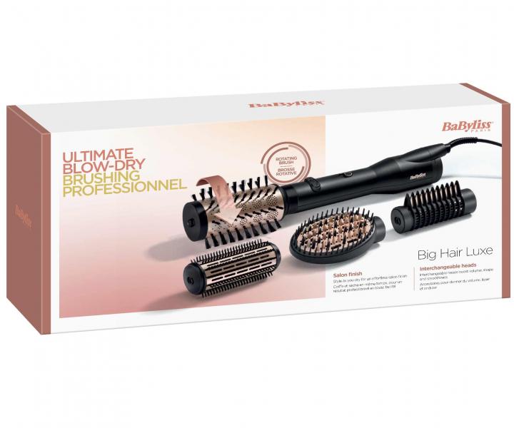 Teplovzdun rotan kefa BaByliss Big Hair Luxe AS970E - 650W, ierna