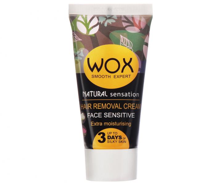 Depilačný krém na tvár WOX Face Sensitive 50 ml + post-depilačný krémový koncentrát zadarmo