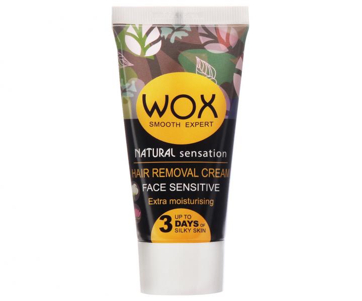 Depilan krm na tvr WOX Face Sensitive 50 ml + post-depilan krmov koncentrt zadarmo
