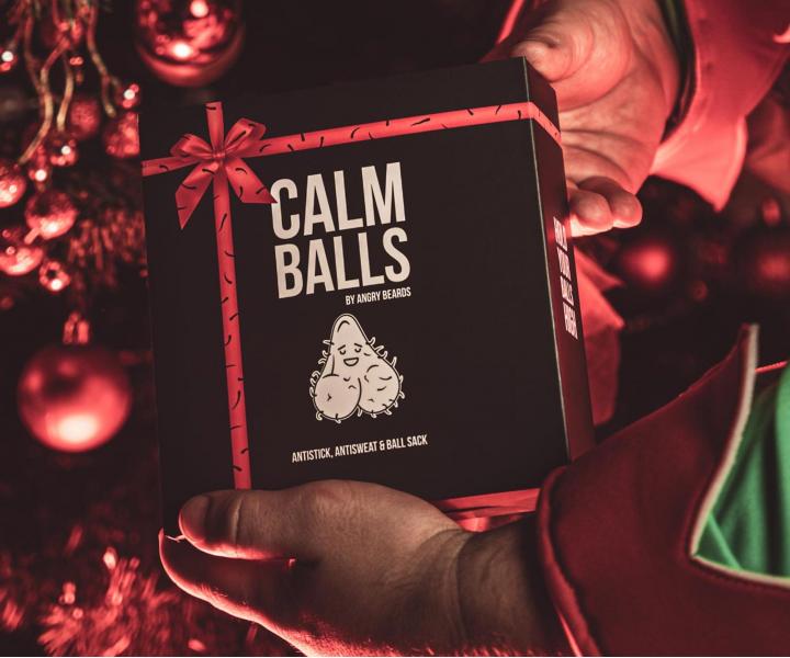 Darekov sada komplexnej starostlivosti o intmne partie pre muov Angry Beards Calm Balls