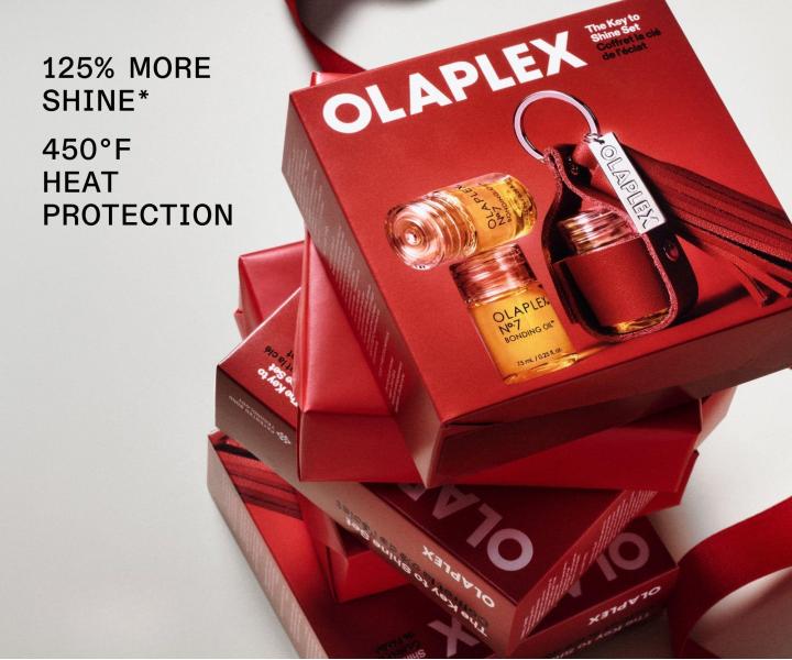 Dar�ekov� sada pre v��ivu a ochranu vlasov Olaplex The Key to Shine Set