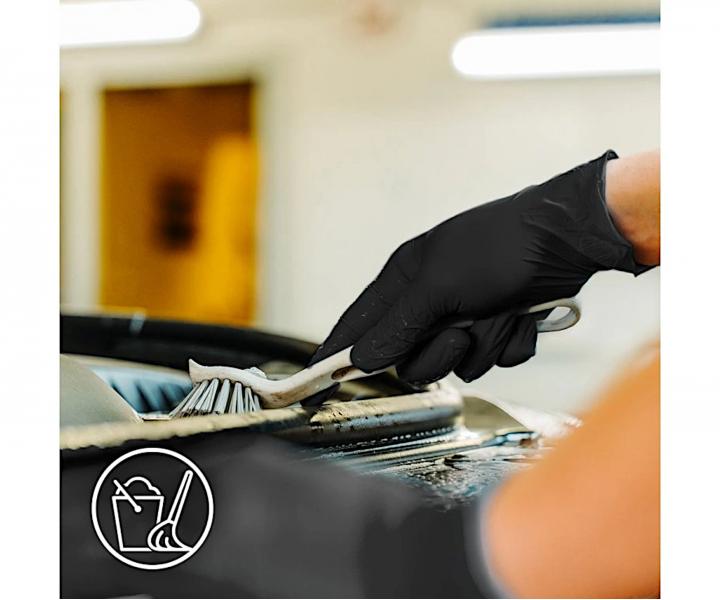 Siln nitrilov rukavice Espeon Nitril Premium - 100 ks, ierne, vekos M