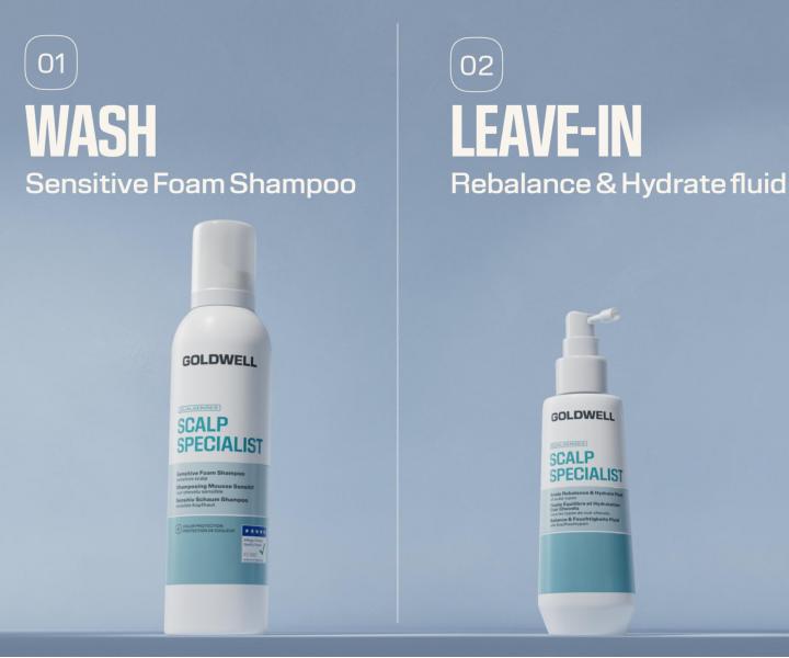 Bezoplachov� sprej na hydrat�ciu a upokojenie poko�ky hlavy Goldwell Dualsenses Scalp Specialist Rebalance & Hydrate Fluid - 150