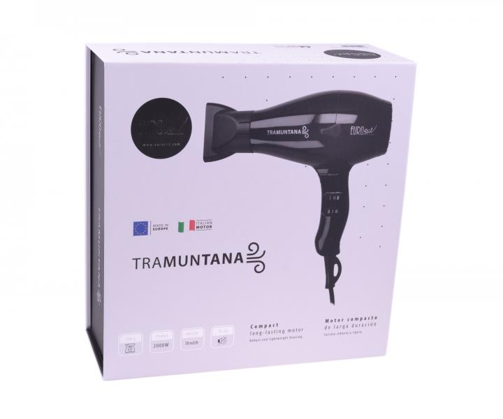 Profesionlny fn na vlasy Eurostil Professional Tramuntana, 2000 W - ierny