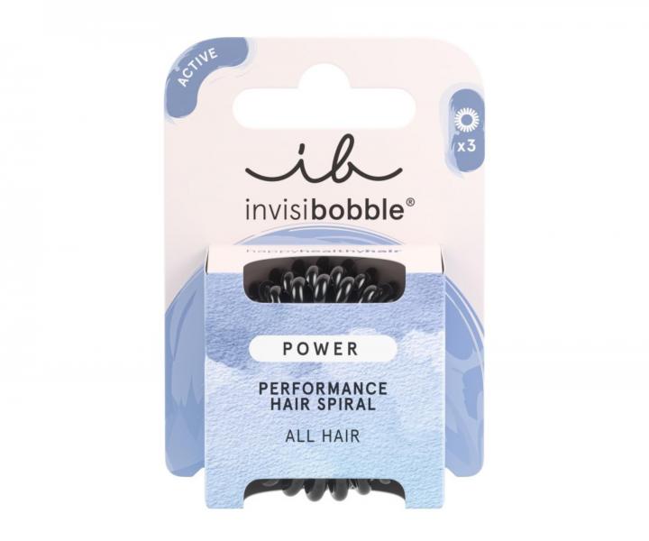 pirlov gumika do vlasov Invisibobble Power True Black - ierna, 3 ks