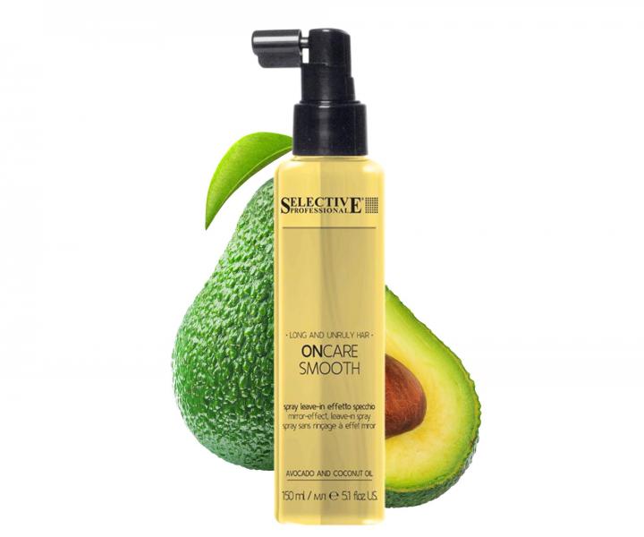 Bezoplachov sprej pre nepoddajn a krepovat vlasy Selective Professional OnCare Smooth Leave-In - 150 ml