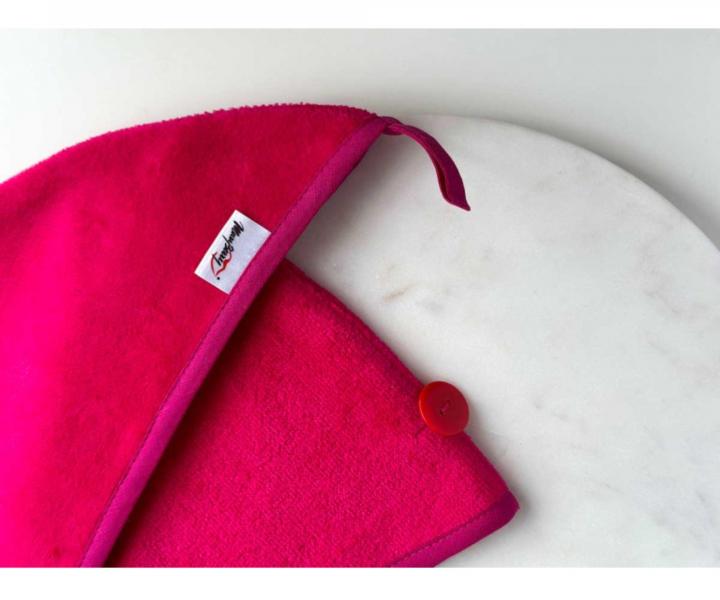 Turban na vlasy MaryBerry Raspberry Splash - ruov