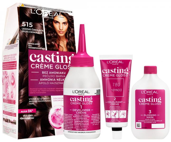 Preliv bez amoniaku Loral Casting Crme Gloss - 515 adov okolda