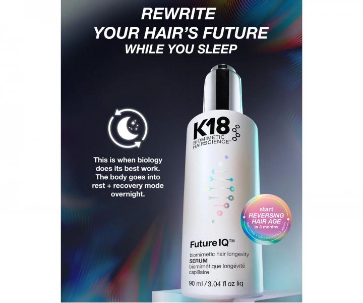 Biomimetick� s�rum pre dlhovekos� vlasov a proti vypad�vaniu vlasov K18 FutureIQ Biomimetic Hair Longevity Serum - 90 ml