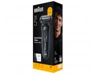 Planetov holiaci strojek Braun Series 5 52-B1000s - ierno-modr