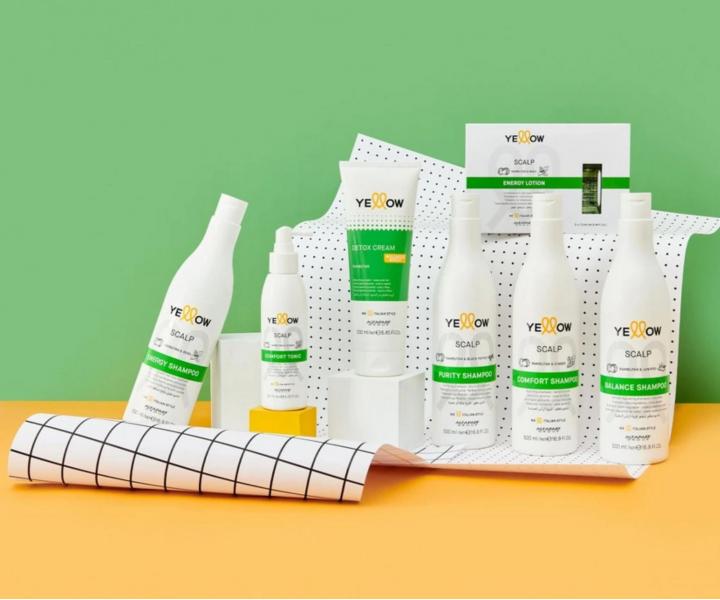 �istiaci �amp�n pre mastn� poko�ku hlavy Yellow Professional Scalp Balance Shampoo - 500 ml