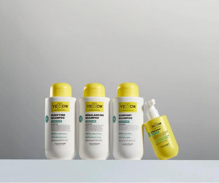 Upokojuj�ci �amp�n pre citliv� a podr�den� poko�ku hlavy Yellow Professional Scalp Care Comfort Shampoo - 500 ml