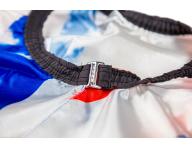 Pnska pltenka na strihanie vlasov a fzov Pirates of the Barbertime Crystal Barber Cape - farebn