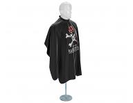 Pnska pltenka na strihanie vlasov a fzov Barbertime Black Pro Barber Cape XL - ierna