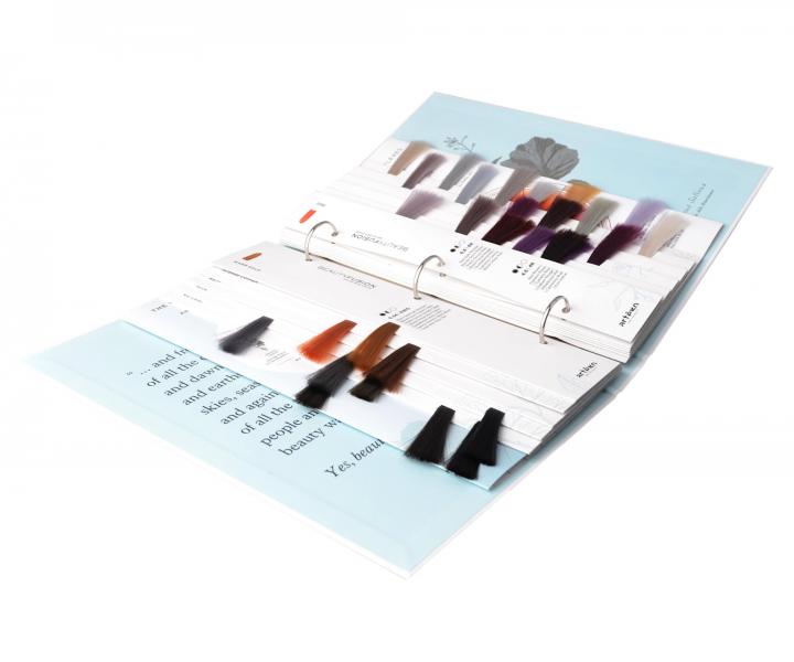Vlasov vzorkovnk farieb Artgo Beauty Fusion Phyto-Tech Color Gloss Color Collection