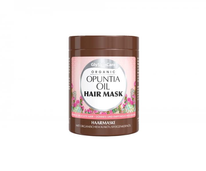Maska pre jemn� vlasy s opunciov�m olejom GlySkinCare Organic Opuntia Oil Hair Mask - 300 ml