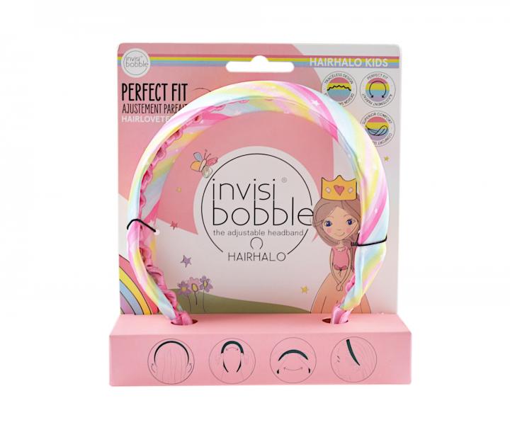 Detsk elenka do vlasov Invisibobble Kids Hairhalo Rainbow Crown