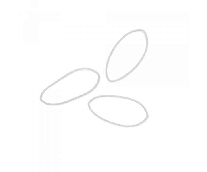 Gumiky do vlasov Sibel Claire - 20 mm, 500 ks, priehadn