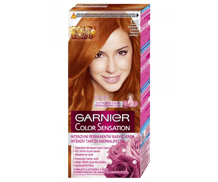 Permanentn farba Garnier Color Sensation 7.40 intenzvna meden