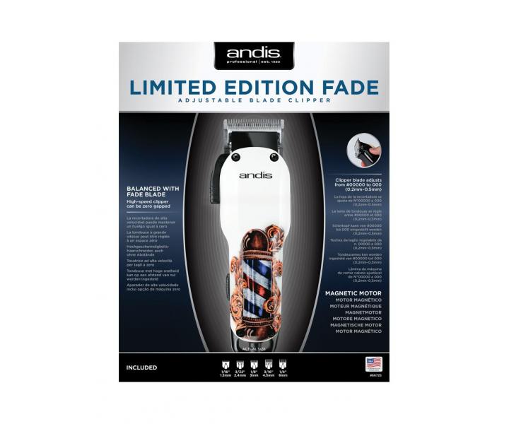Profesionlny strihac strojek na vlasy Andis Fade Barber 66725 - rozbalen, pouit