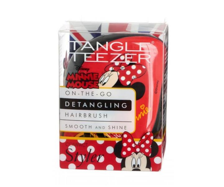 Kefa na vlasy Tangle Teezer COMPACT - Minnie Mouse Red - cestovn�